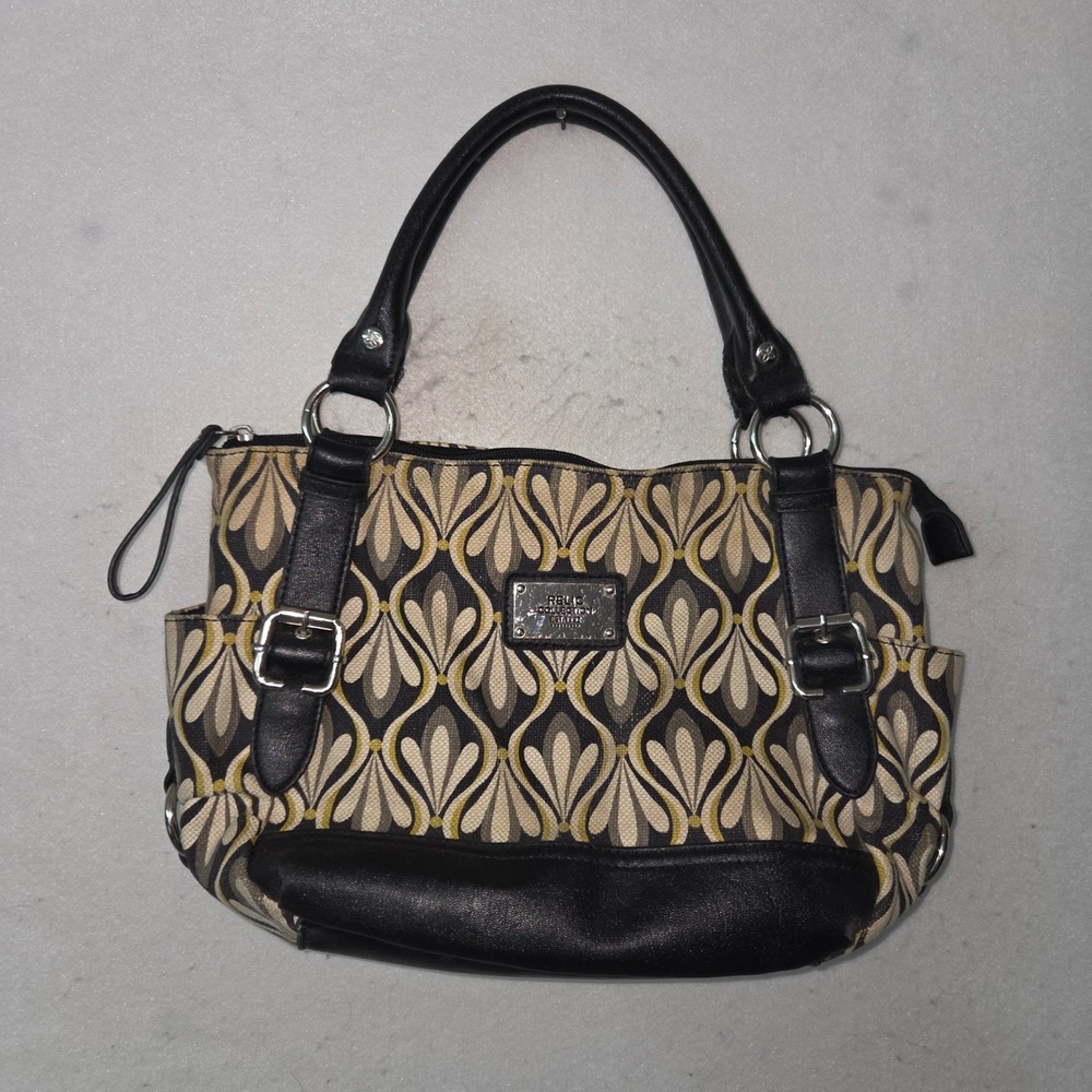 Relic‎ Handbag Geometric Print Black Leather Accents